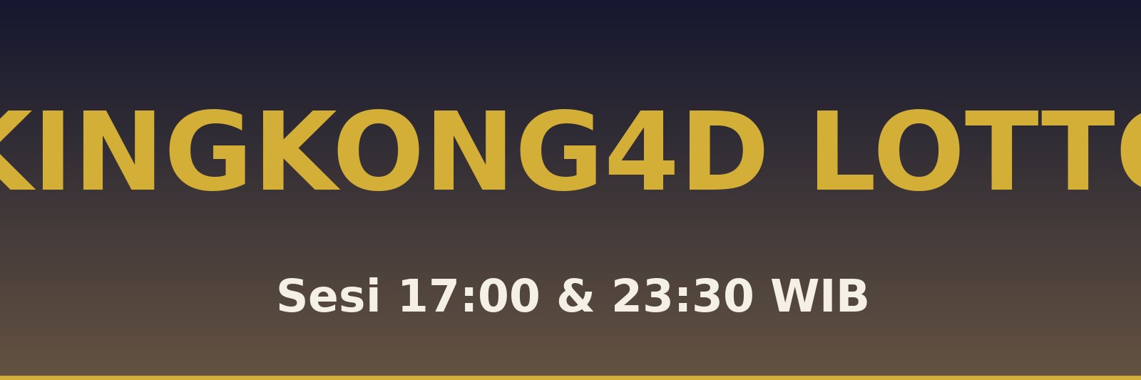 Kingkong4D Lotto Sibolga Utara